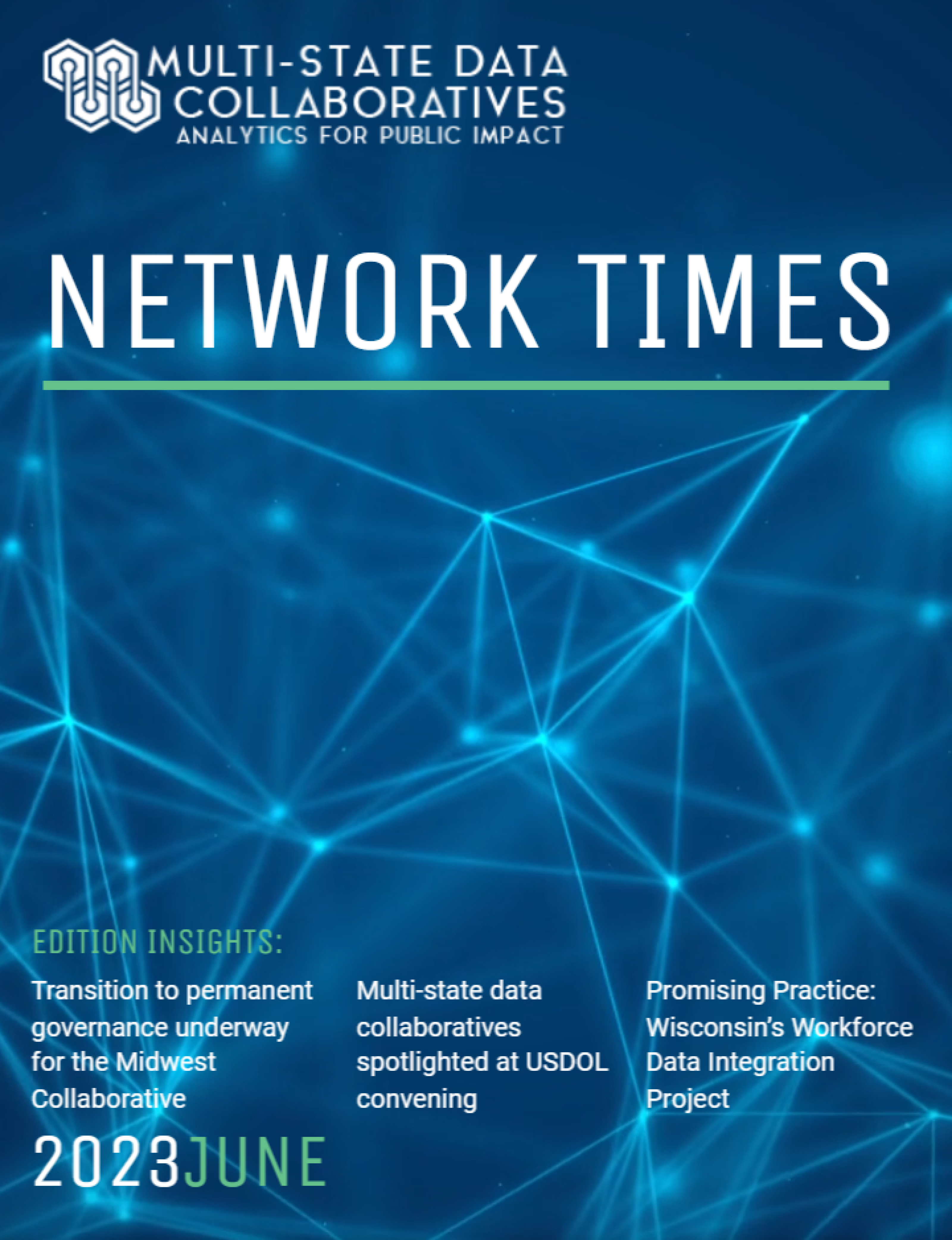 Cover of Multi-state Data Collaboratives Network Times: June 2023 Edition