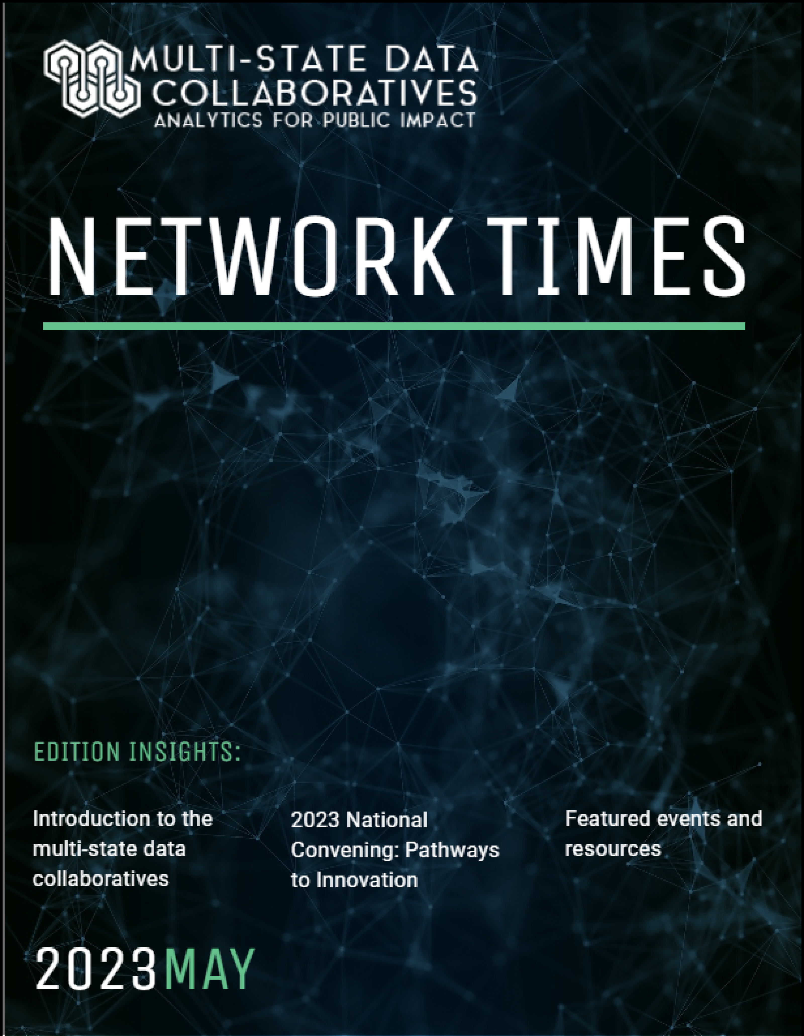 Cover of Multi-state Data Collaboratives Network Times: May 2023 Edition