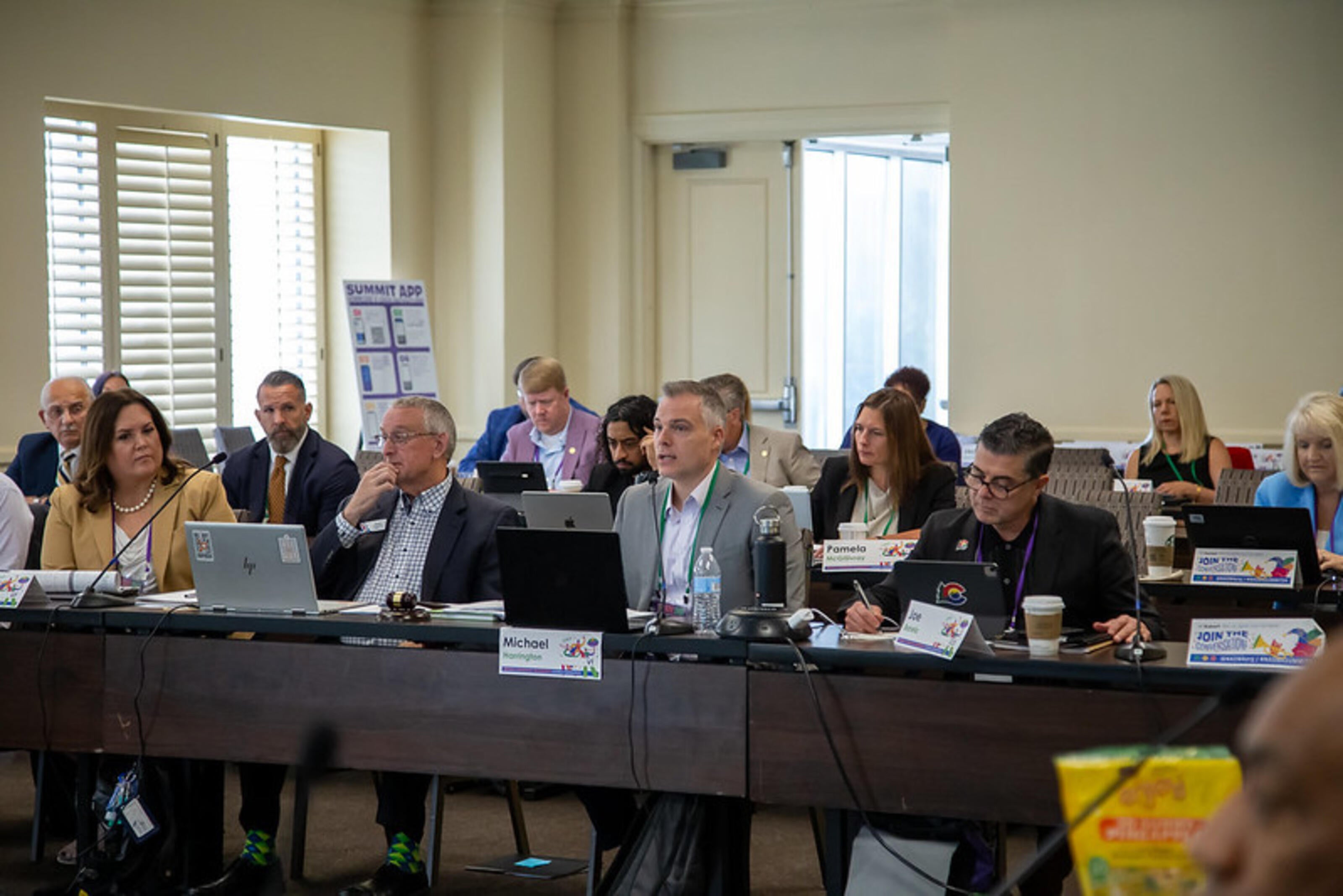 NASWA Board of Directors meets in New Orleans, Lousiana in a conference room.