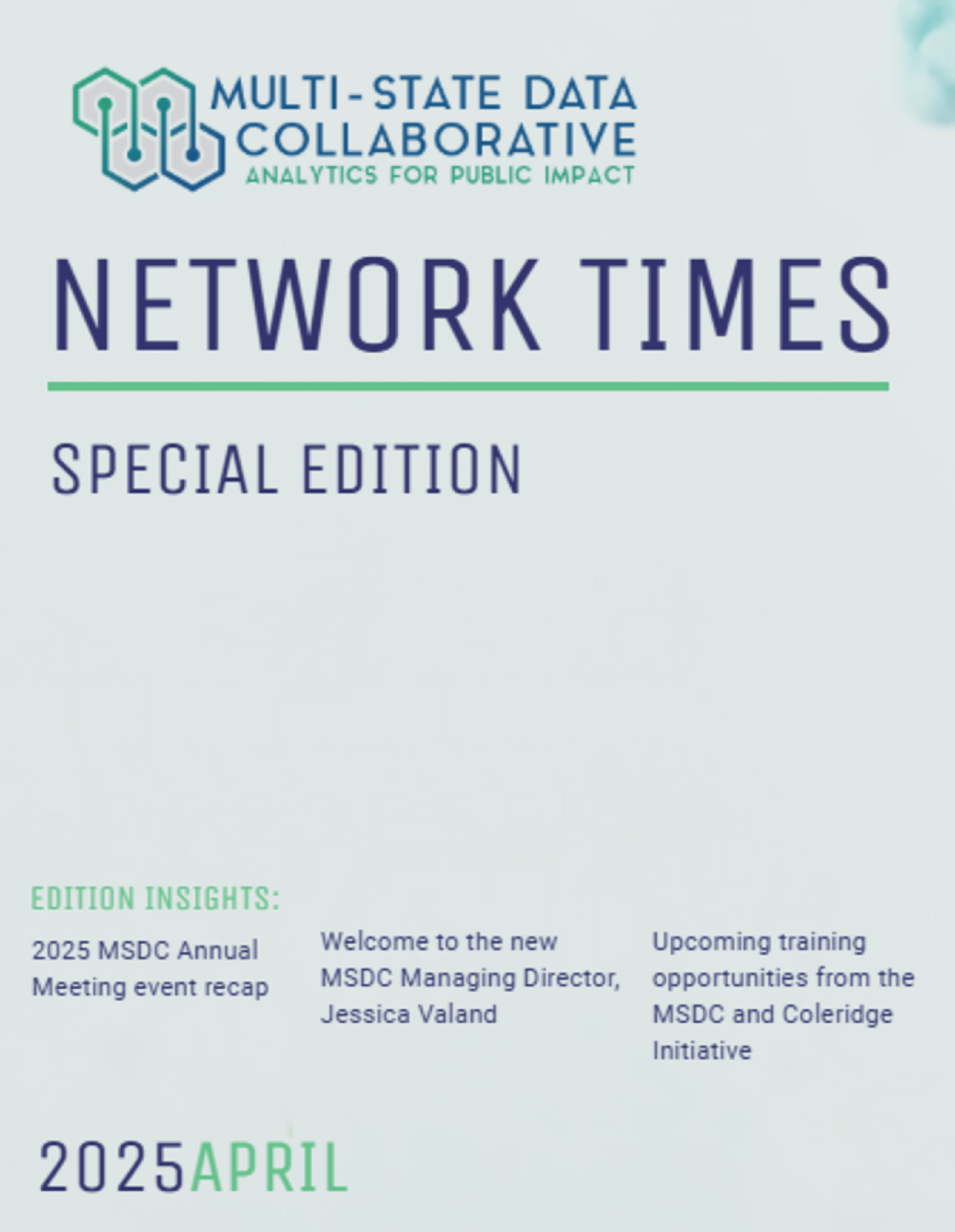 MSDC Network Times April 2025