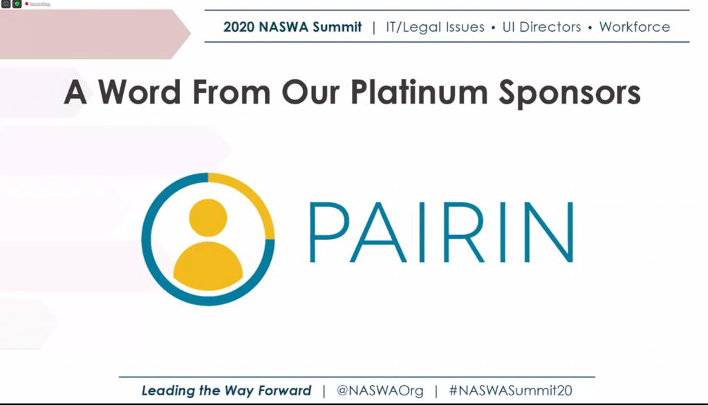 Thanks to our Platinum Sponsor - Pairin