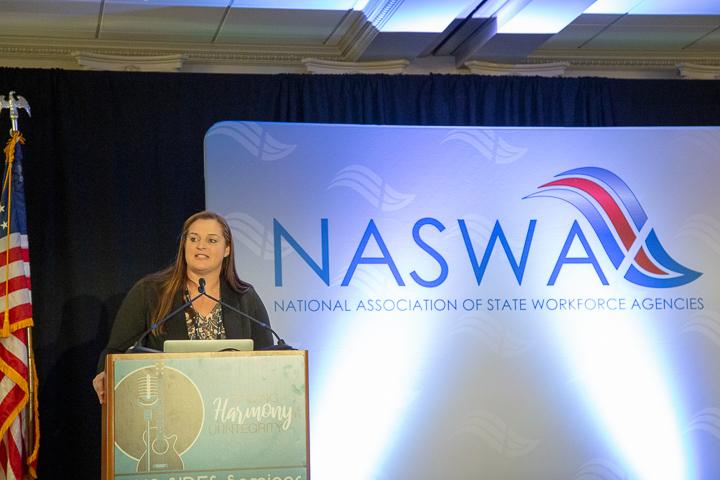 Jamie Abbott (NASWA) Speaks to SIDES Seminar attendees
