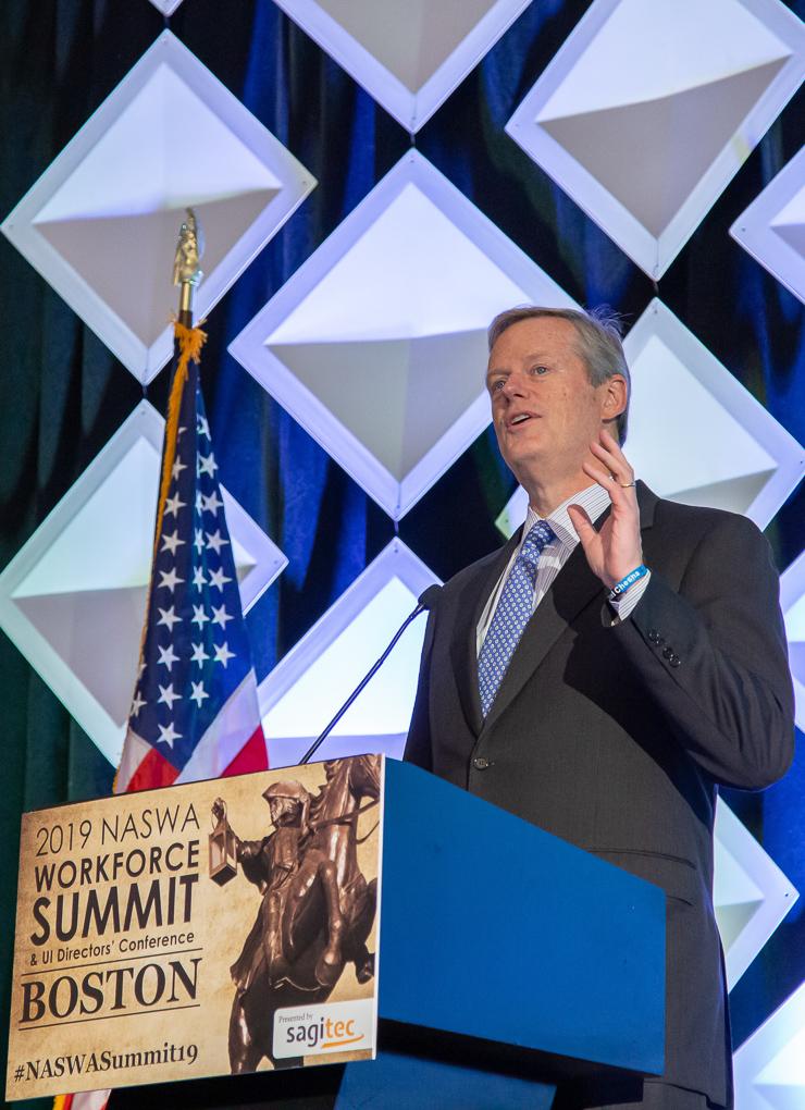 Governor Charlie Baker welcomes conference attendees