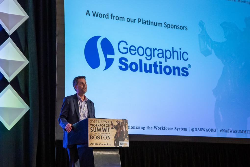 Thanks to our Platinum Sponsor - Geographic Solutions!