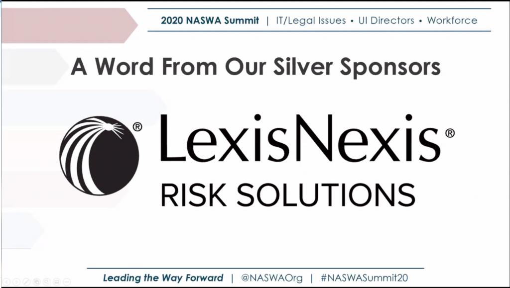 Thanks to our Silver Sponsor Lexis Nexis